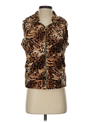 Jones New York Signature Faux Fur Vest (view 1)