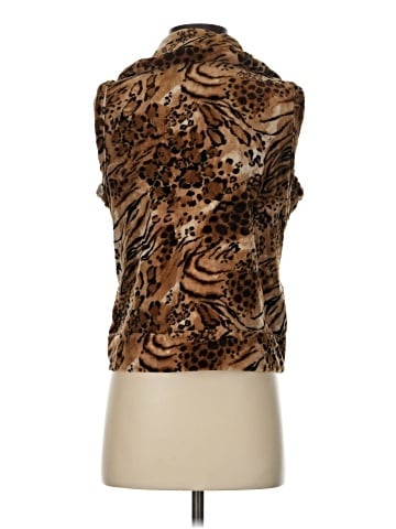 Jones New York Signature Faux Fur Vest (view 2)