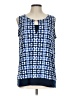 Jones New York Blue Sleeveless Blouse Size L - photo 1