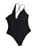 Unbranded Solid Black One Piece Swimsuit Size XL - photo 2