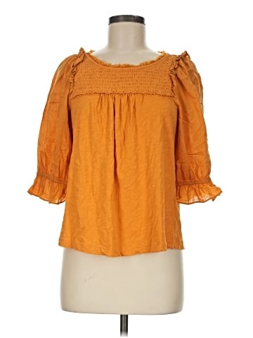By Anthropologie 3/4 Sleeve Blouse (view 1)