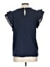 Caslon Blue Short Sleeve Top Size L - photo 2