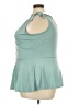 White Birch Teal Sleeveless Blouse Size 2X - photo 5