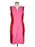Boden 100% Cotton Color Block Pink Cocktail Dress Size 10R - photo 1