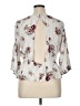 ABound 100% Rayon Floral Ivory 3/4 Sleeve Blouse Size XL - photo 2
