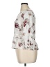 ABound 100% Rayon Floral Ivory 3/4 Sleeve Blouse Size XL - photo 5