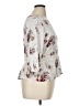 ABound 100% Rayon Floral Ivory 3/4 Sleeve Blouse Size XL - photo 4