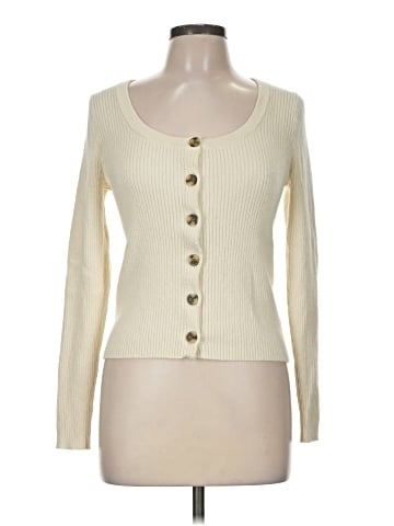 Madewell Scoopneck Cardigan Sweater (view 1)
