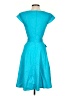 Assorted Brands Solid Teal Casual Dress Size S - photo 2