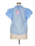 THML Blue Short Sleeve Blouse Size XL - photo 2