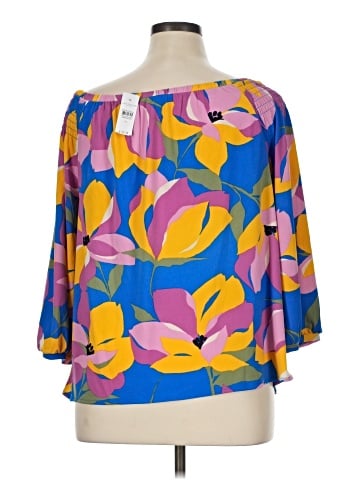 Ann Taylor Factory 3/4 Sleeve Blouse (view 2)