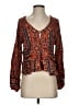 Altar'd State 100% Rayon Orange Long Sleeve Blouse Size S - photo 1