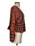 Altar'd State 100% Rayon Orange Long Sleeve Blouse Size S - photo 4