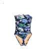 J.Crew Floral Blue One Piece Swimsuit Size 6 - photo 1