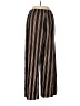 Topshop 100% Polyester Stripes Black Casual Pants Size 8 - photo 2
