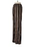 Topshop 100% Polyester Stripes Black Casual Pants Size 8 - photo 4