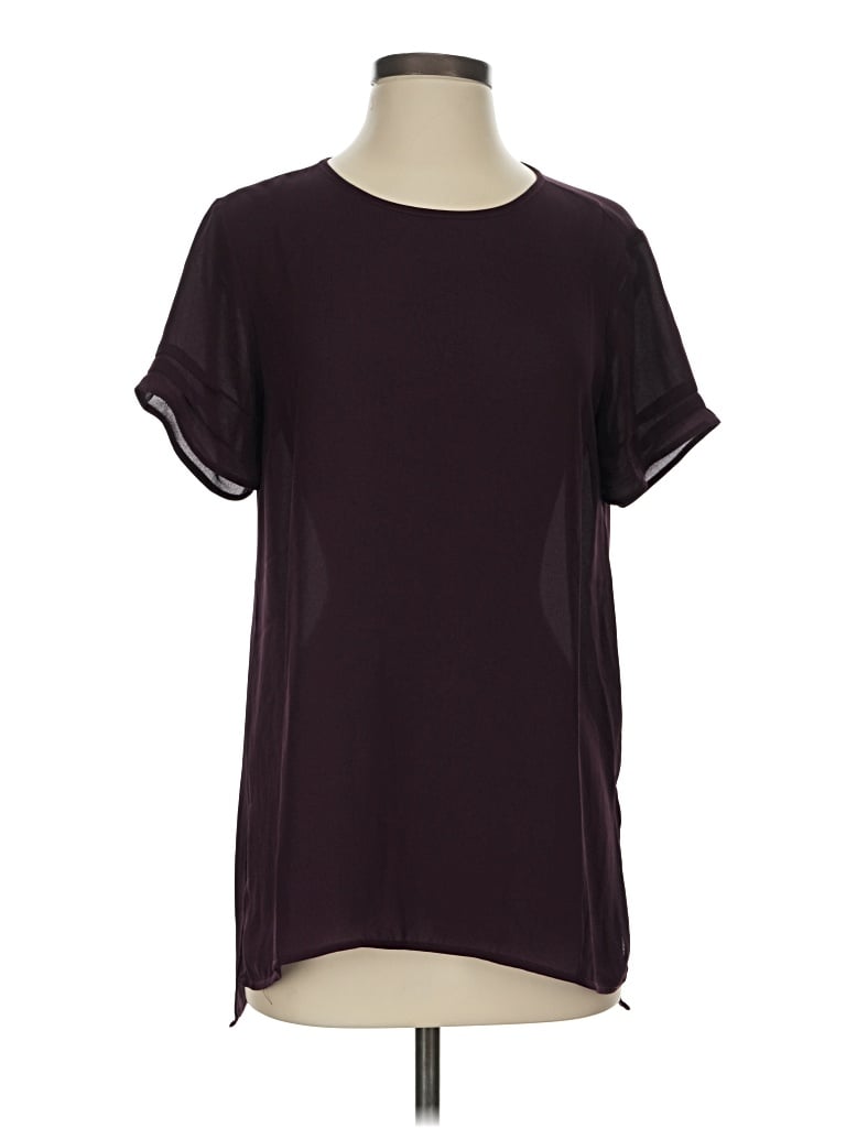 Pre-owned Dr2 Short Sleeve T-shirt In Burgundy