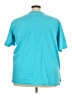 D&Co. Solid Teal Short Sleeve T-Shirt Size 2X - photo 2