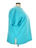 D&Co. Solid Teal Short Sleeve T-Shirt Size 2X - photo 4