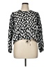 Hazel 100% Cotton Black Long Sleeve Blouse Size XL - photo 1