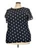 Shein Curve Black Short Sleeve Blouse Size 20 Plus (4) - photo 1