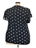 Shein Curve Black Short Sleeve Blouse Size 20 Plus (4) - photo 2