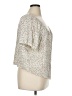 Levi's Ivory Short Sleeve Blouse Size XL - photo 4