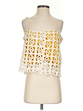 Blue Tassel Sleeveless Blouse