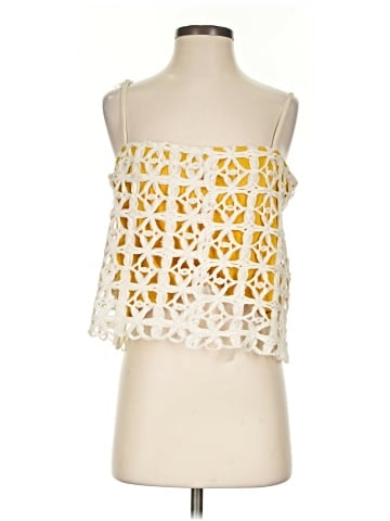 Blue Tassel Sleeveless Blouse (view 1)