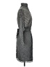 Joie 100% Polyester Chevron-herringbone Gray Casual Dress Size 2 - photo 4