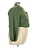 Sofia Jeans by Sofia Vergara 100% Polyester Green Long Sleeve Blouse Size 20 - photo 4