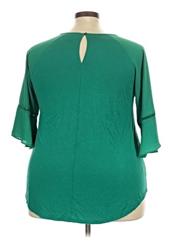 Ann Taylor LOFT 3/4 Sleeve Blouse (view 2)