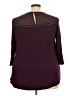 Daniel Rainn Burgundy 3/4 Sleeve Blouse Size 2X - photo 2