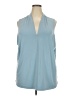 Lane Bryant Blue Sleeveless Blouse Size 26 - 28 Plus - photo 1