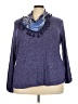 Avenue Blue Pullover Sweater Size 22 Plus - photo 1
