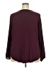 41Hawthorn 100% Polyester Burgundy Long Sleeve Blouse Size 2X - photo 2
