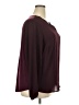 41Hawthorn 100% Polyester Burgundy Long Sleeve Blouse Size 2X - photo 4