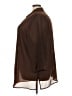 White Stag 100% Polyester Brown 3/4 Sleeve Blouse Size 30 - photo 5