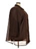White Stag 100% Polyester Brown 3/4 Sleeve Blouse Size 30 - photo 4