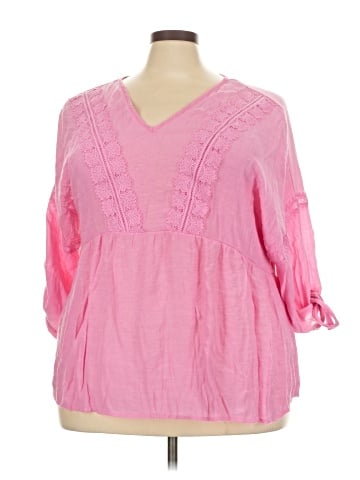 Cato 3/4 Sleeve Blouse (view 1)
