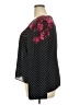 Apt. 9 100% Polyester Black Long Sleeve Blouse Size XXL - photo 5
