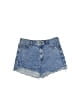 Zara Blue Denim Shorts Size 8 - photo 1