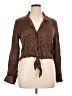 Wilfred 100% Cupro Brown Long Sleeve Blouse Size L - photo 1