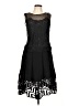 Milly Graphic Black Cocktail Dress Size 10 - photo 1