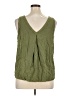 Torrid Green Sleeveless Blouse Size 1X Plus (1) - photo 2