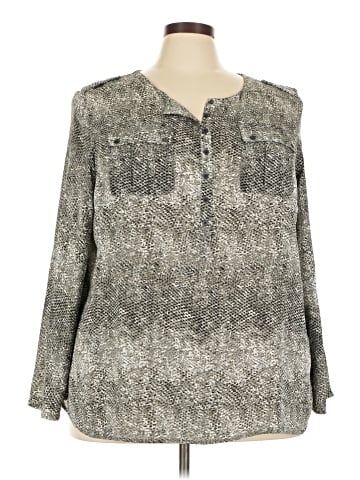 Dalia Collection Long Sleeve Blouse (view 1)