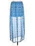 Guess 100% Polyester Print Blue Casual Skirt Size M - photo 1