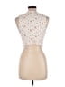 LoveShackFancy Ivory Sleeveless Blouse Size 12 - photo 2