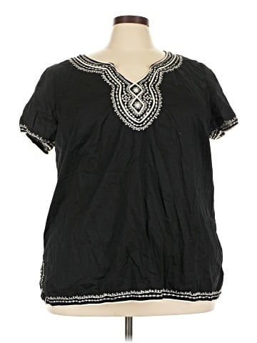 Style&Co Short Sleeve Blouse (view 1)