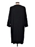 Cos Solid Black Casual Dress Size L - photo 2